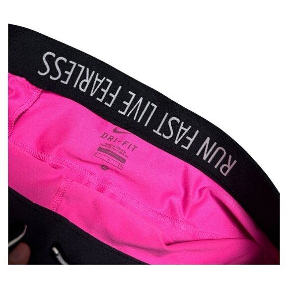 Nike Running Activewear DRI-FIT Capri Yoga Gym Workout Legging Pants Small - Picture 3 of 6